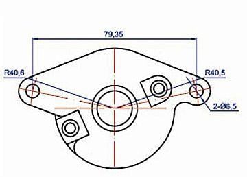 Starter Motor Scooter 200cc, Sifam, IND207