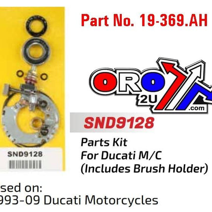 Starter Motor Repair Kit, Ducati 93-09 SND9128, Arrowhead SND9128