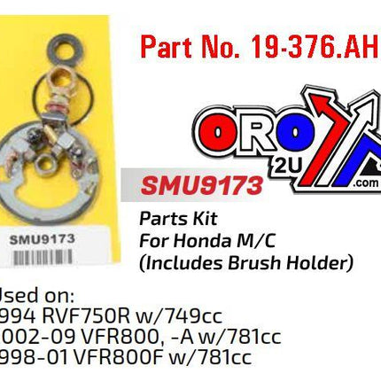 Starter Motor Repair Kit, Honda RVF750 800 SMU9173, Arrowhead