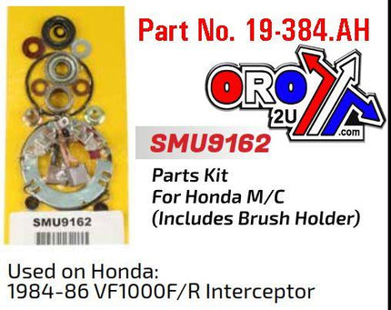 Starter Motor Repair Kit, Honda VF1000F 84-86 SMU9162, Arrowhead