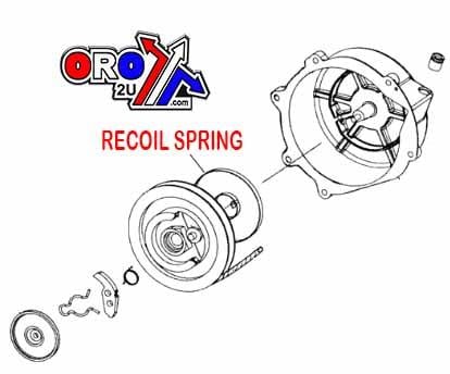 Starter Recoil Spring, 21V-15713-00-00, 28402-918-000