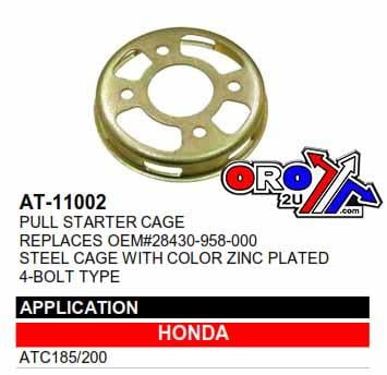 Pull Starter Cage Atc 185 200, 28430-958-000 Honda AT-11002