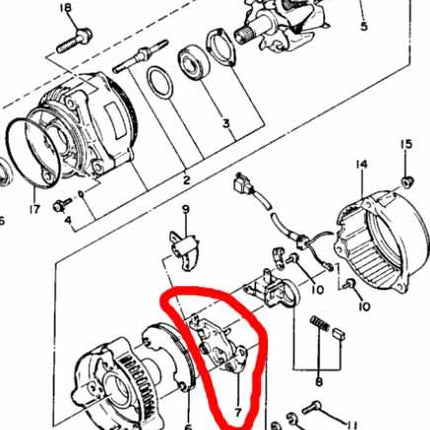 Alternator Volt Regulator, Kaw, Suz, Triumph, Yamaha, Road, Mc