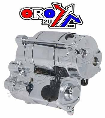 Starter Motor Harley Davidson, SHD0004-C, Chrome Finish 1.4Kw