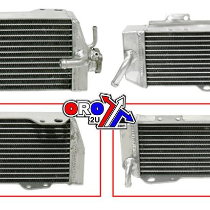 Radiator Aluminium Oversized Core, Honda 02-04 19010-MEB-631, 19010-MEB-771, 19015-MEB-673 XD-10012