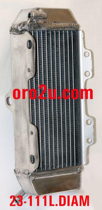 Radiator YZF426 00-02 Left, Irod 008025 5TA-1240A-00-00, Wrf 400 426 450 00-06