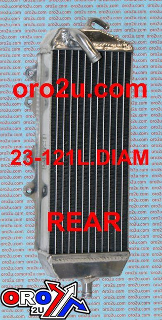 Radiator Left KX250F 06-08, 008009 Suzuki 39061-0054
