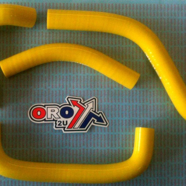 HOSE KIT 4pcs 05-06 RMZ450 YELLOW, Silicone RADIATOR PIPE SET