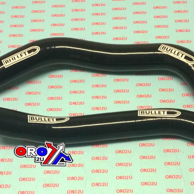 Hose Kit 2pcs 02-20 YZ85 Black, Silicone Radiator Yamaha