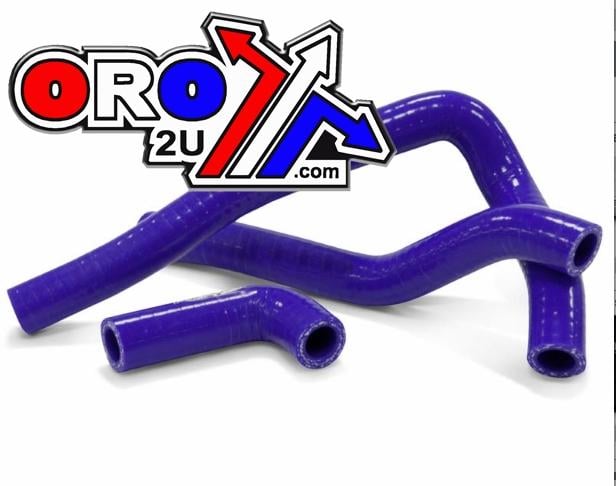 Hose Kit 3pcs KX65, RM65 Blue Silicone Radiator