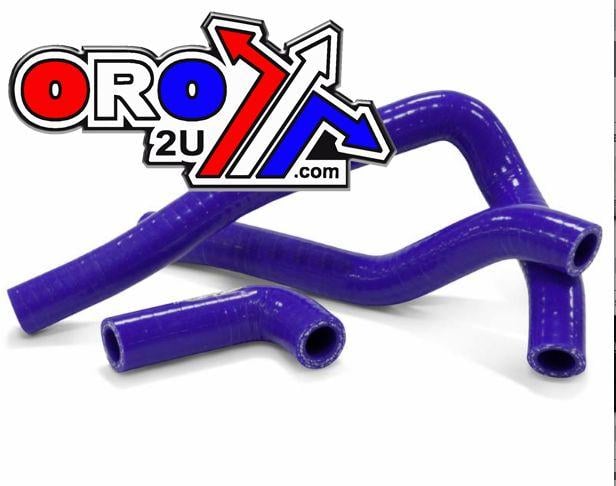 Hose Kit 3pcs KX65, RM65 Blue Silicone Radiator