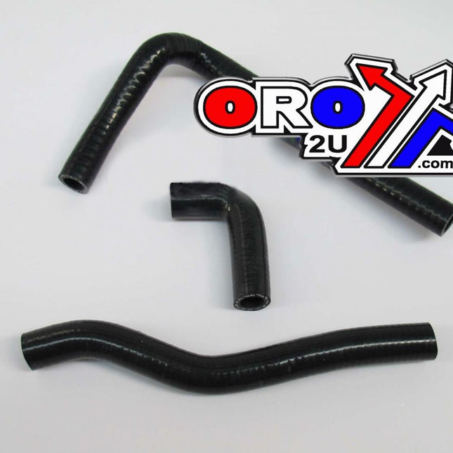 Hose Kit 3pcs KX65, RM65 Black, Silicone Radiator