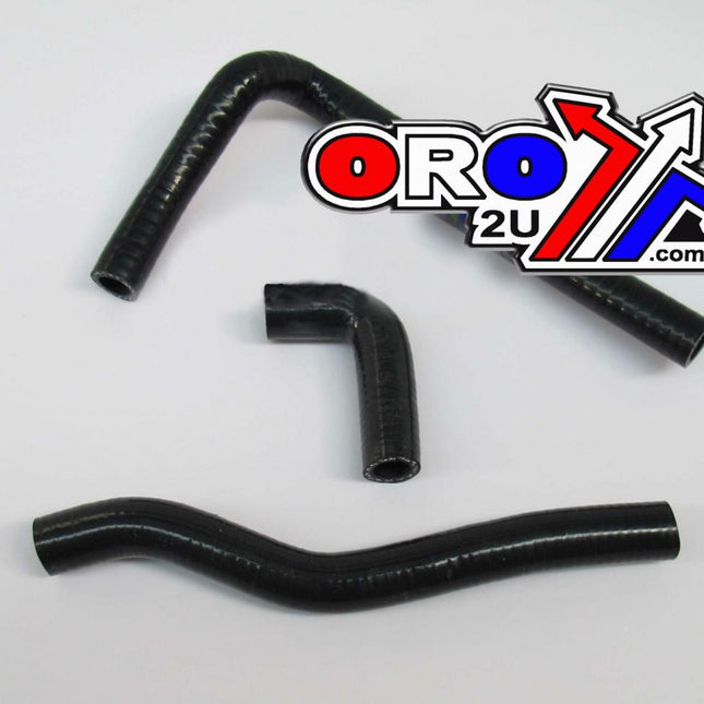 Hose Kit 3pcs KX65, RM65 Black, Silicone Radiator