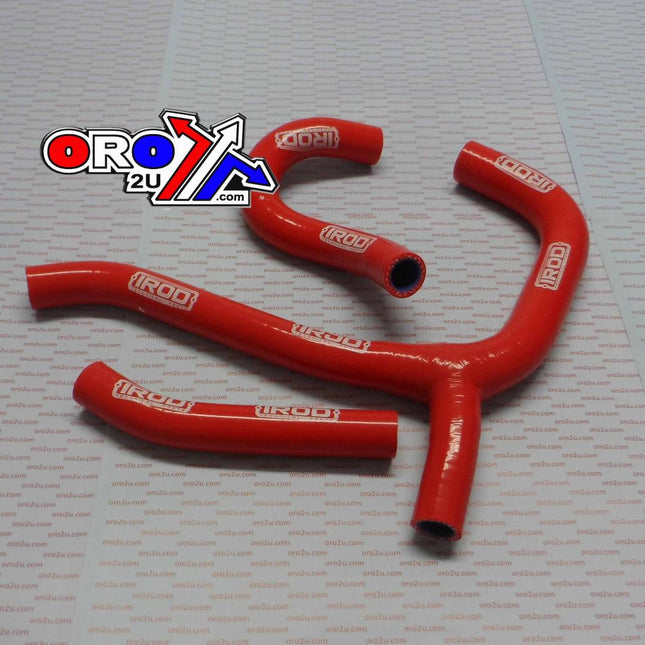 Hose Y Kit 3pcs CRF250R 2014-16 Red, Silicone Radiator Red, Irod
