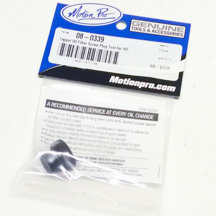 Tappet Oil Filter Screw Plug Motion Pro 08-0339