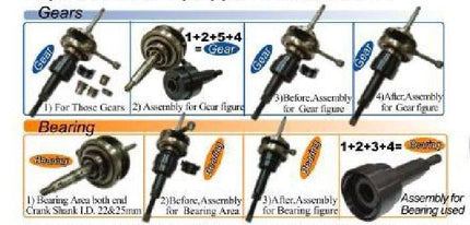 Crank Gear & Bearing Tool Set
