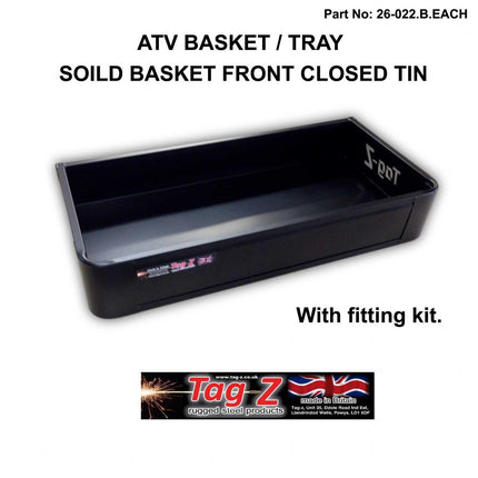 ATV Steel Cargo Rack / Solid Basket, Size: 91x44x16cm Tag-z, With Fitting Kit