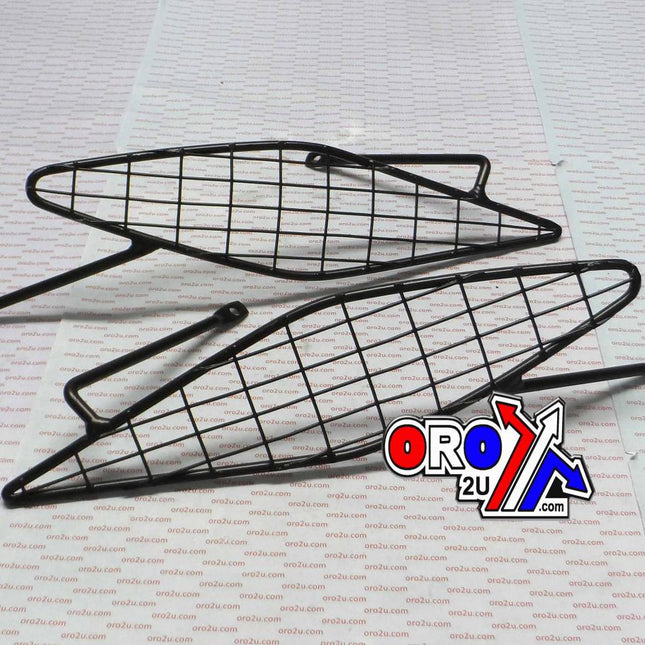 Headlight Grill Steel Protection Yamaha YFM660R Black