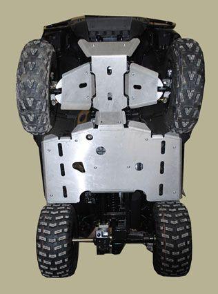 Full Skid Plate Aluminum 12-13 Kawasaki Bruteforce 300, 764 Ricochet