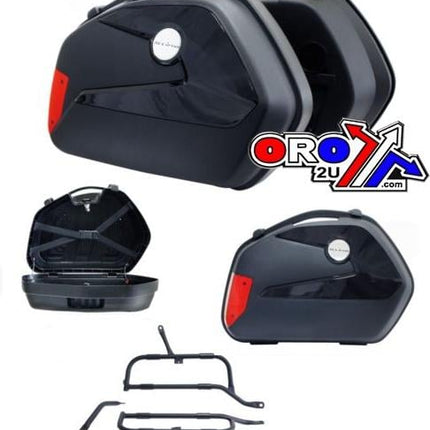 Pair Pannier Plastic Box 22L