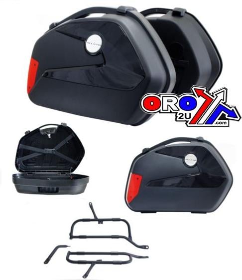 Pair Pannier Plastic Box 22L
