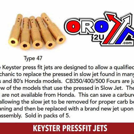 35 Slow Jet Keyster Type 47 18-5862