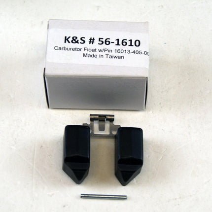 Carburetor Float + Pin Kit, 16013-405-004, KS56-1610