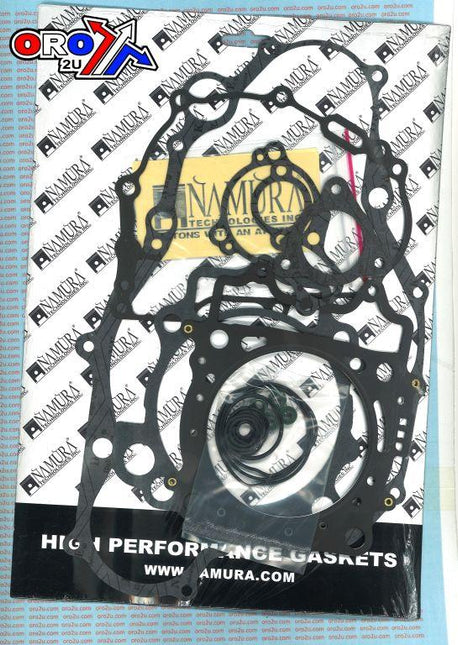 Gasket Full Set 10-13 YZ450F, Namura NX-40047F Yamaha MX, Not Rocker Rubber Seal