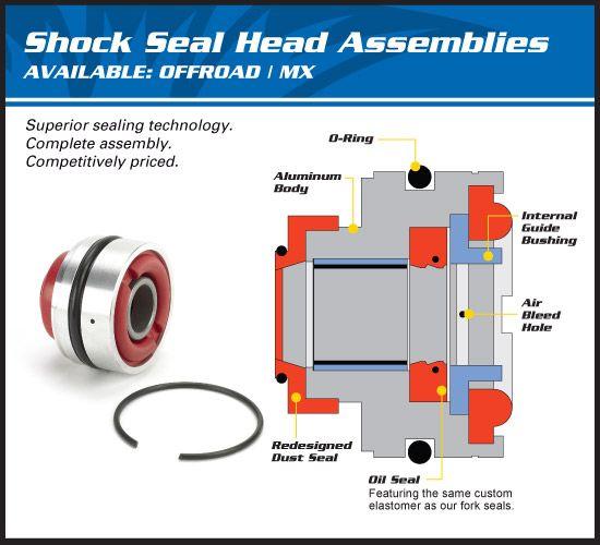 Rear Shock Seal Block 14.0x40, Allball 37-1006 AC Hon Kaw Suz