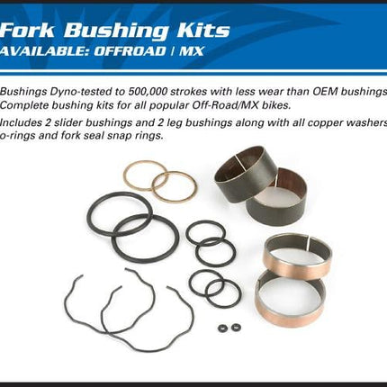 Fork Bushing Kit 86-92 Kaw Kx/yam Wr/yz 125/250/490/500, Allballs 38-6049 Dirt