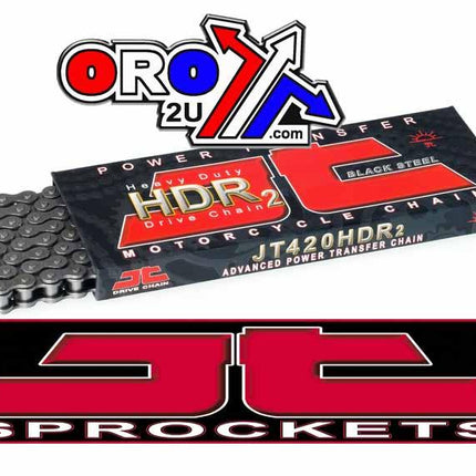 Drive Chain Heavy Duty 420HDR 134L Black JTC420HDR134SL