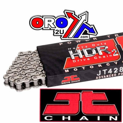 Drive Chain Heavy Duty 428HDR 134L Nickel-black JTC428HDRNB134SL