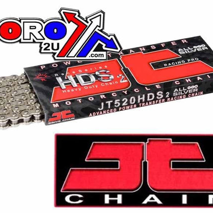 Drive Chain Super Heavy Duty 520HDS 120L Nickel JTC520HDSNN120SL