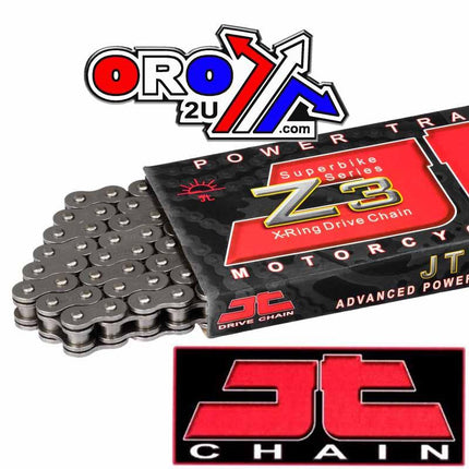 Drive Chain Super Heavy Duty X-ring 520Z3 110L Black JTC520Z3110RL