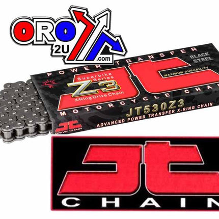 Drive Chain Super Heavy Duty X-ring 530Z3 110L Black JTC530Z3110RL