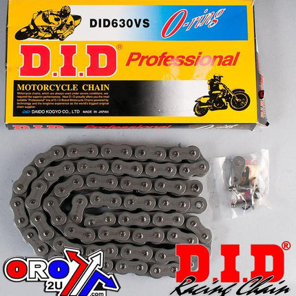 DID 630V O-ring Chain 94L Xj, DID630V94, 3012734, Road, Mc