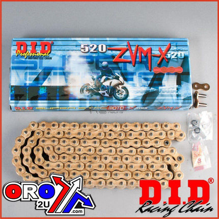 DID 520ZVM-X Gold Chain 98L ZJ, DID520ZVMXGG098, 3012438, DID520ZVMXGG098