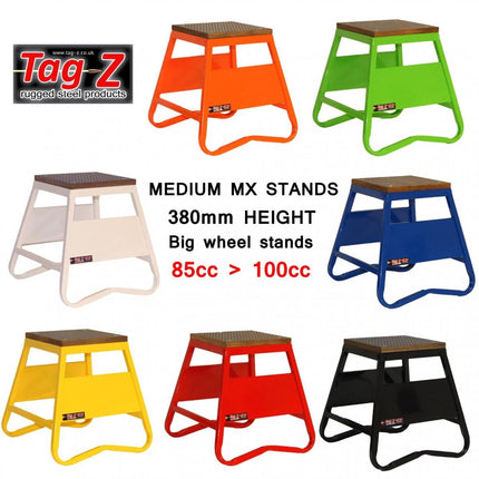 Heavy Duty Steel Box Stand MX, Medium / 380mm High MX Stand, Black