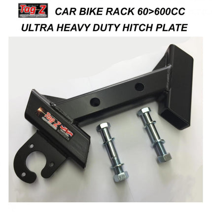 Uhd Car Bracket For Bike Rack, Ultra Heavy Duty Hitch Plate, For Use Up To 500LBS / 230KGS