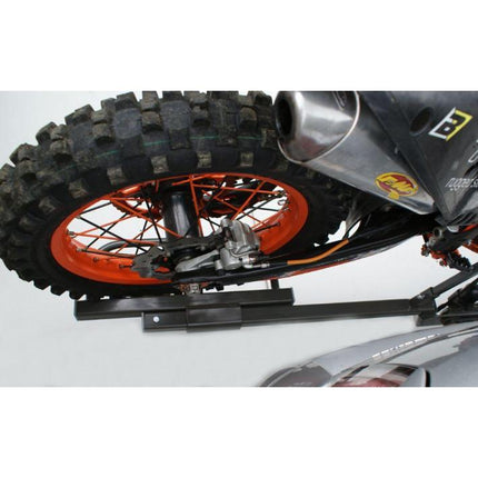 CAR BIKE RACK 80-600cc BLACK MK2, MOTORCYCLE BIKE RACK CAR VAN TRUCK, LOAD 160KGS / shipping weight 17.50Kg
