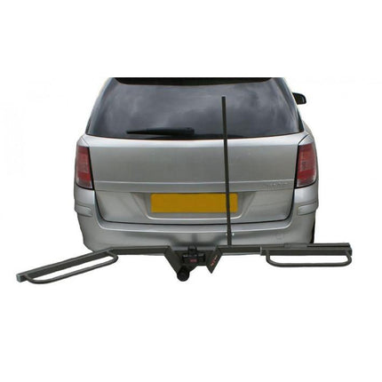 CAR BIKE RACK 80-600cc BLACK MK2, MOTORCYCLE BIKE RACK CAR VAN TRUCK, LOAD 160KGS / shipping weight 17.50Kg