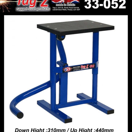HD Jack-up-stand Twin Leg v5, MX & Enduro 125>625cc Bikes, Large Stand 440mm High MX