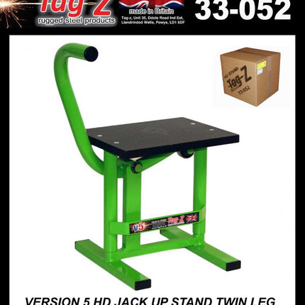 HD Jack-up-stand Twin Leg v5, MX & Enduro 125>625cc Bikes, Large Stand 440mm High MX