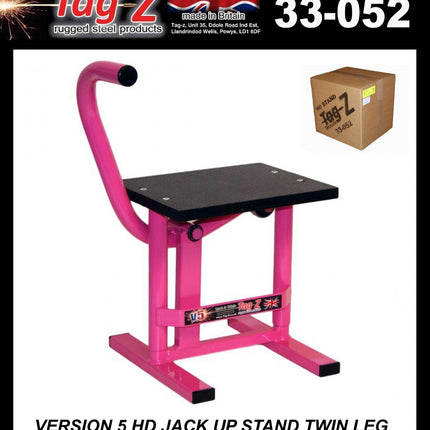 HD Jack-up-stand Twin Leg v5, MX & Enduro 125>625cc Bikes, Large Stand 440mm High MX
