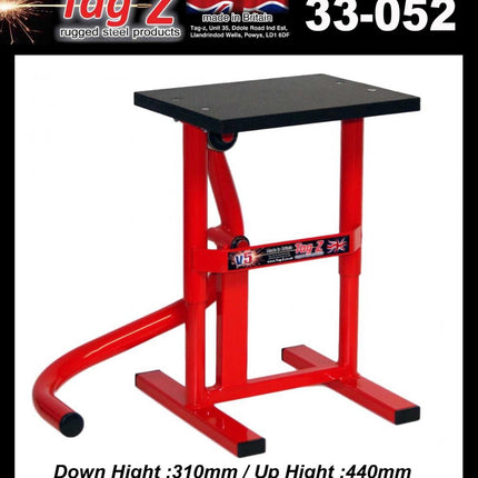 HD Jack-up-stand Twin Leg v5, MX & Enduro 125>625cc Bikes, Large Stand 440mm High MX