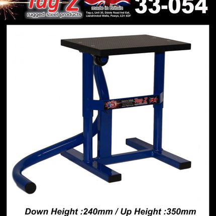 HD Jack-up-stand Twin Leg v5, School Boy / Super Moto Stand, Medium Stand 350mm High