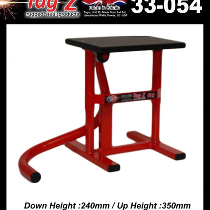 HD Jack-up-stand Twin Leg v5, School Boy / Super Moto Stand, Medium Stand 350mm High