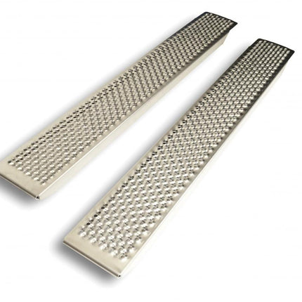 Aluminium Loading Ramps Pair 1500mm X 200mm 400 Kg Combined Capacity Motorcycle ATV UTV