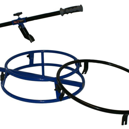 Tyre Changer + 21'' Ring / Blue, Tag-z Twin Ring Tyre Changer