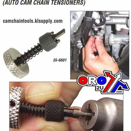 Acct Tensioner Tool Camchain, K&L 35-6601 Auto Adjuster